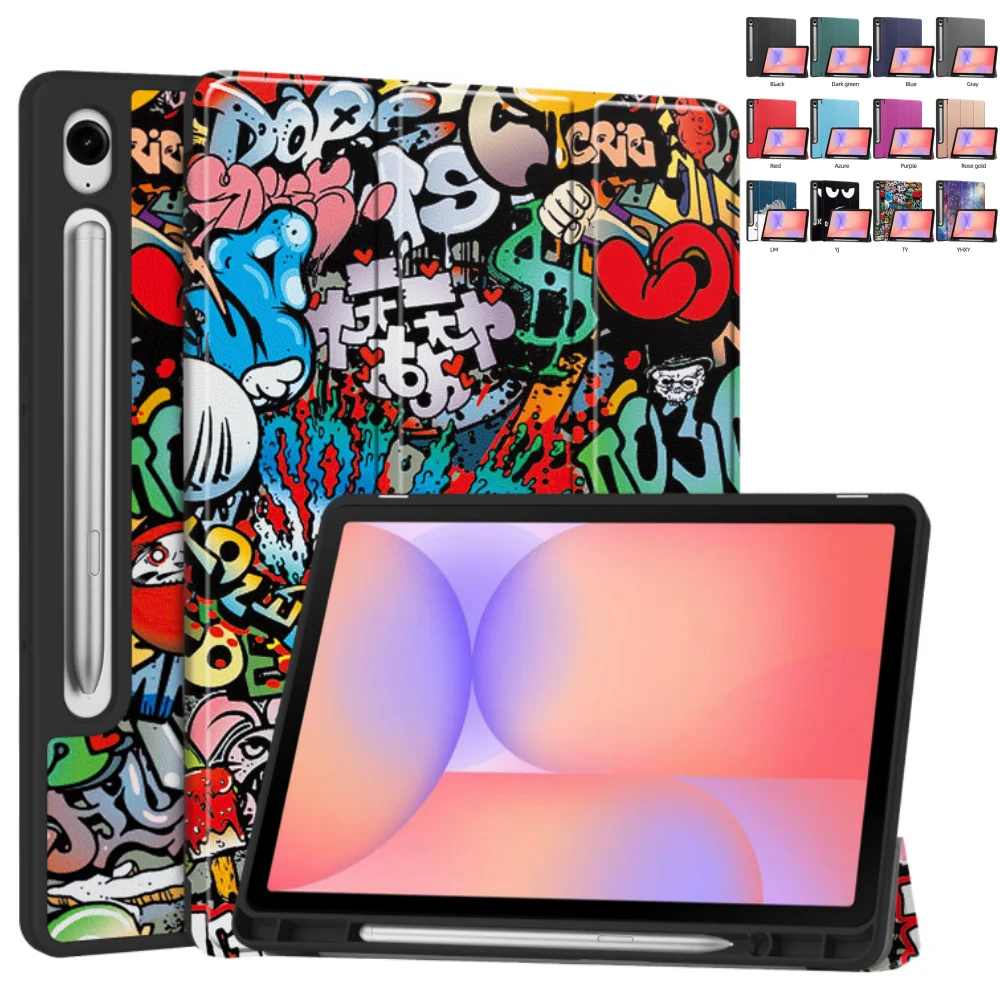 Case for Samsung Galaxy Tab S10 Lite 10.9 inch SM-X400 X406B S9FE S10FE 11 S9 X710 X510 X516 X520 X526B Cover with Pen Slot
