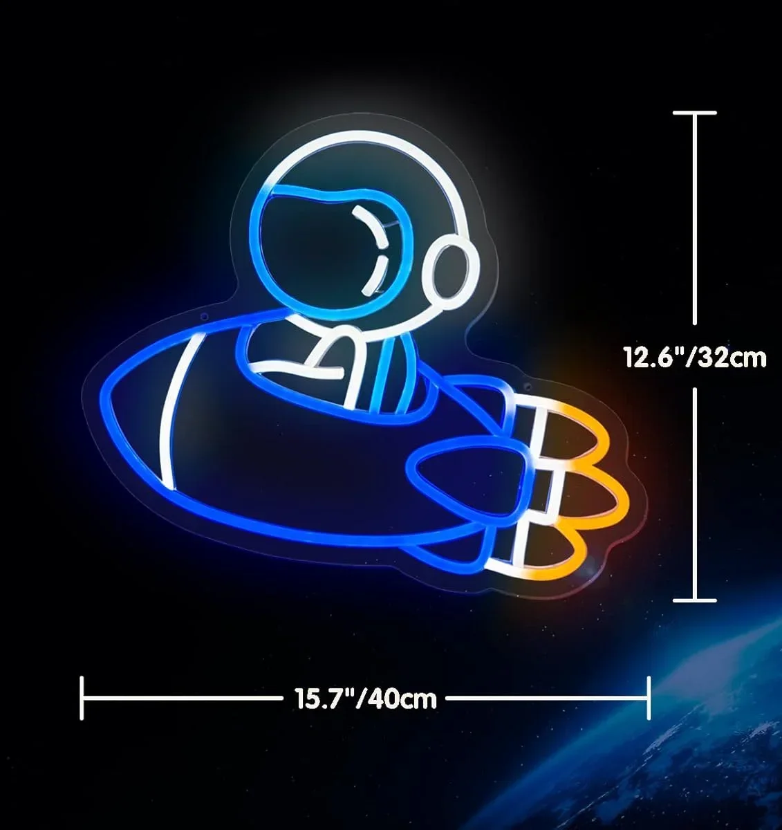 

Astronaut Neon Light Sign Dimmable LED Neon Sign For Wall Decor Room Party Shop Club Bar Game Room Hotal Decor Birthday Art Gift