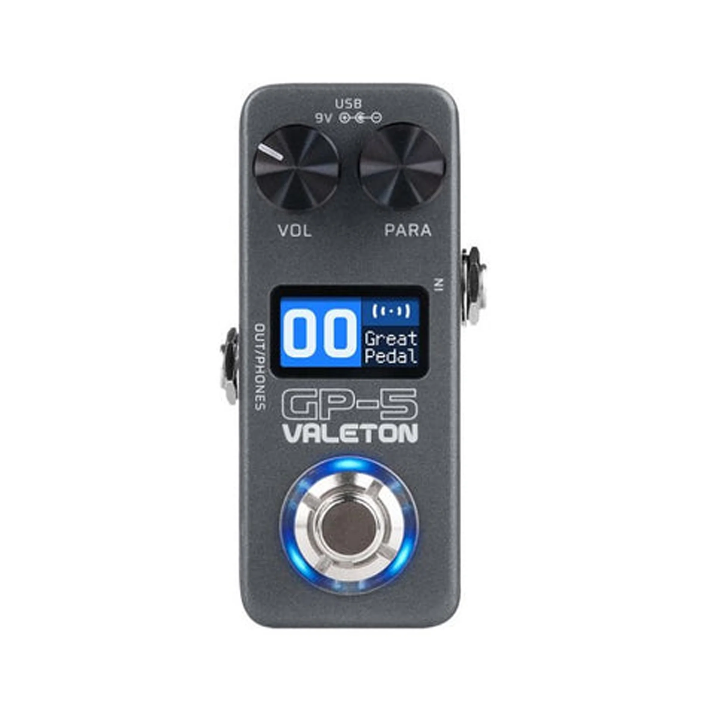 معالج Valeton الجديد متعدد التأثيرات GP-5 المدمج، محمل الأشعة تحت الحمراء الذكي 100+ تأثيرات بلوتوث، مسجل واجهة الصوت USB