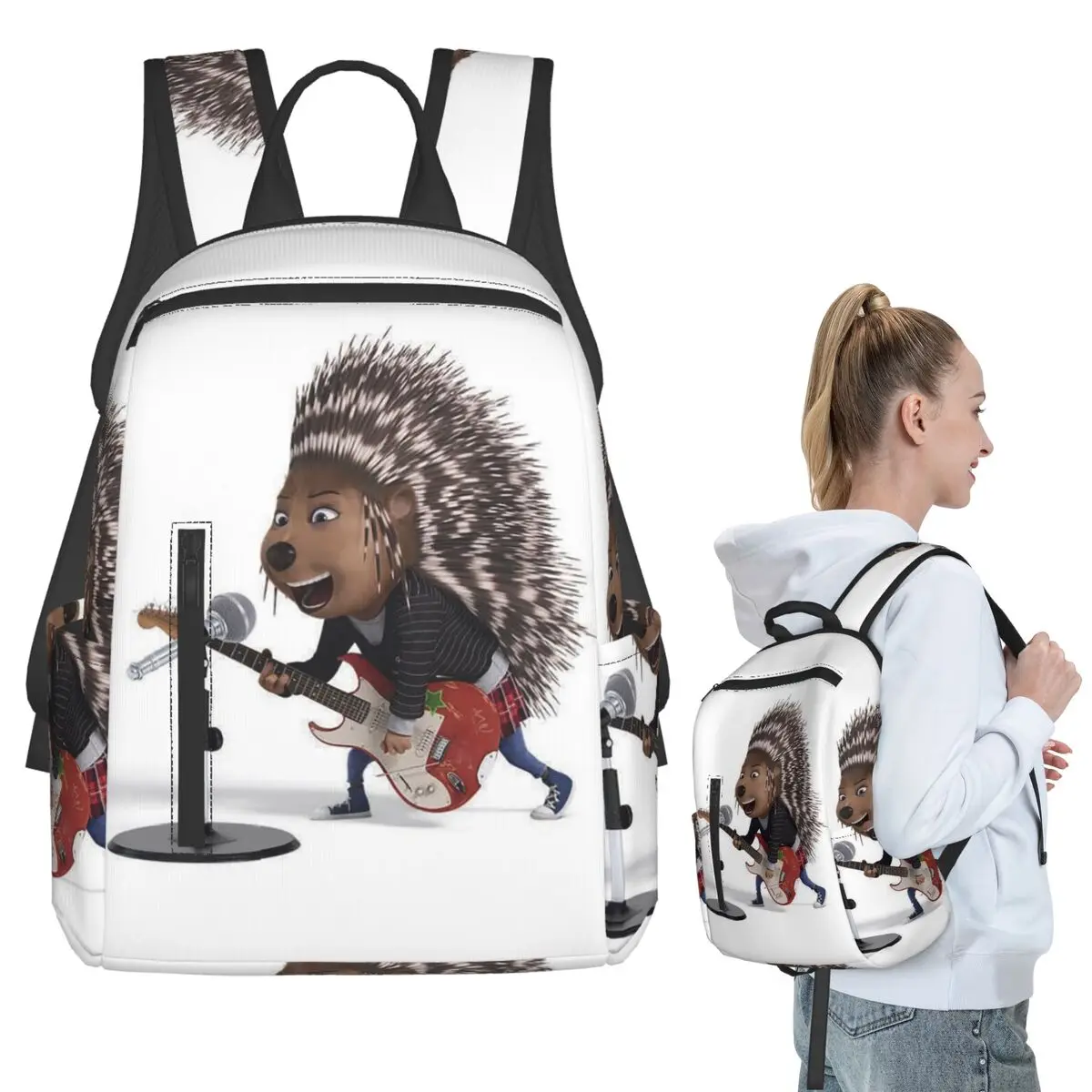 

Ash Sing Movie Backpack Student BookBag Children School Bag Computer Shoulder Bags Men Women