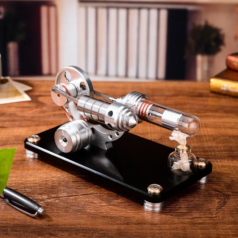 NEW Stirling Engine Generator Miniature Engine Model External Combustion Engine Capable of Starting