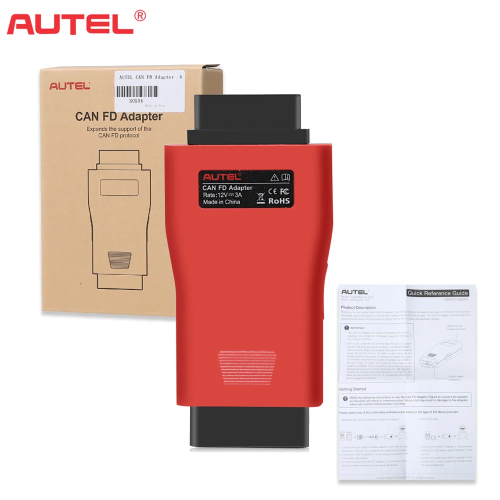 Autel CAN FD 어댑터 지원 CAN FD 프로토콜(T 자동차 진단 도구 포함) CANFD 차량 모델 진단 MY2020 GM/All VCI