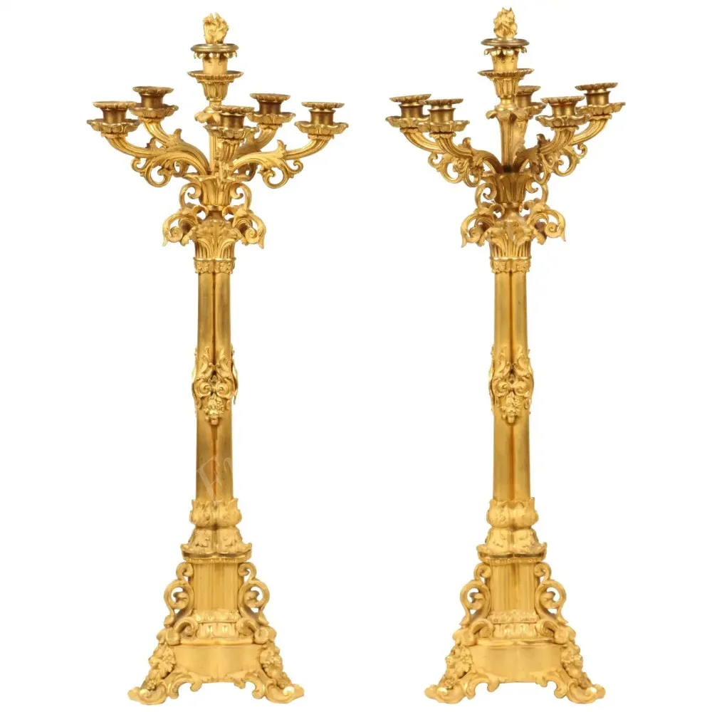 Handmade Candle Holder with Premium Quality Candelabra for Home Decoration and Church Table Decor