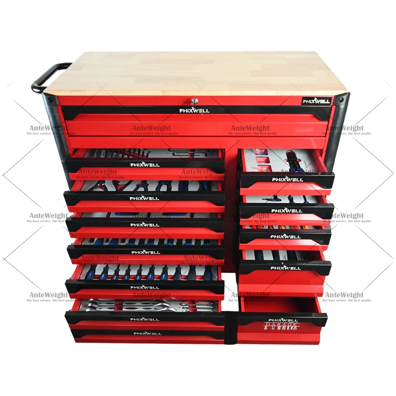 13 Drawer Tool Chest Workshop Mechanic Tool Trolley Workshop Roller Garage Rolling Jumbo Tool Cabinet