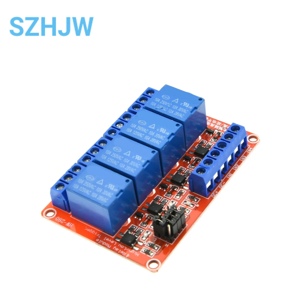 1 2 4 8 Channel 5V 12V 24V Relay Module Board Shield with Optocoupler Support High and Low Level Trigger for Arduino