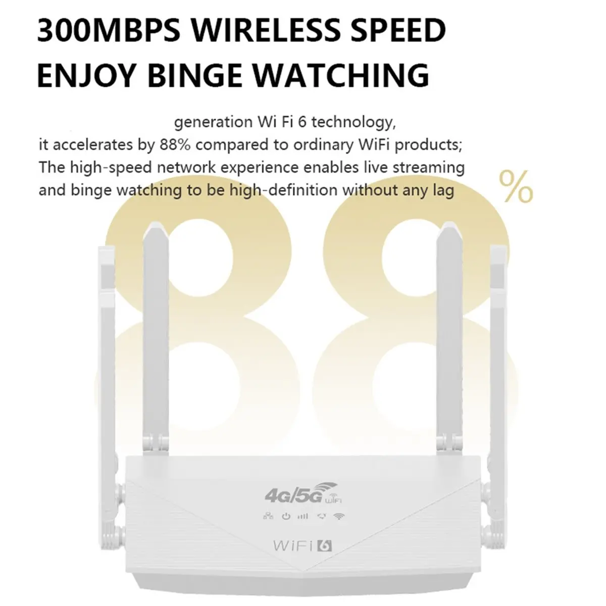 A85P 5G 4G LTE WIFI Router 4G LTE WIFI6 Router Signal Booster Hotspot Smoother Wired Connection Eurasian Version