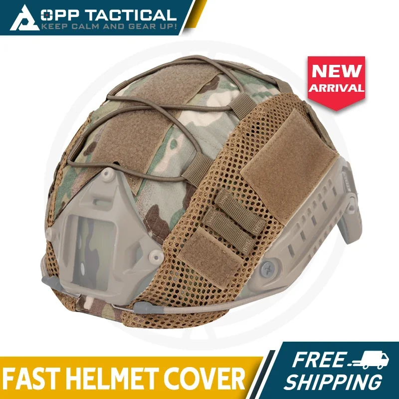 Tactical Helmet Cover for FAST Helmet Camo Multicam Airsoft Headwear Tactical Helmet Accessories