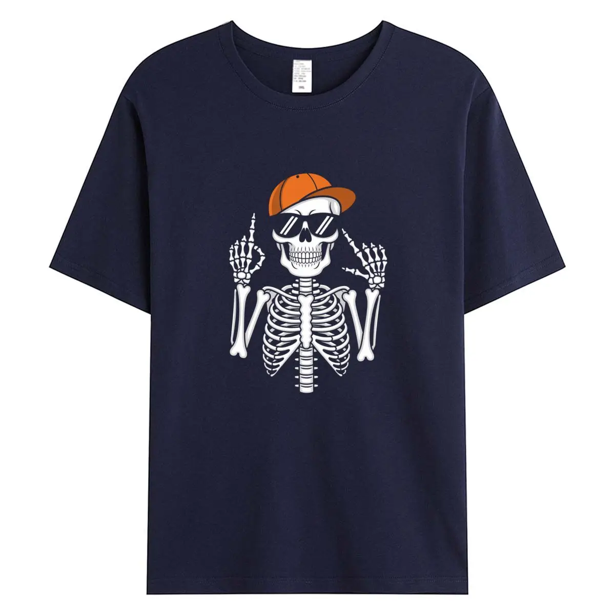 

Women T-shirt 100% Cotton Short Sleeve Tees Skeleton Print Woman T Shirts Women's Tops Female Tshirt Clothing