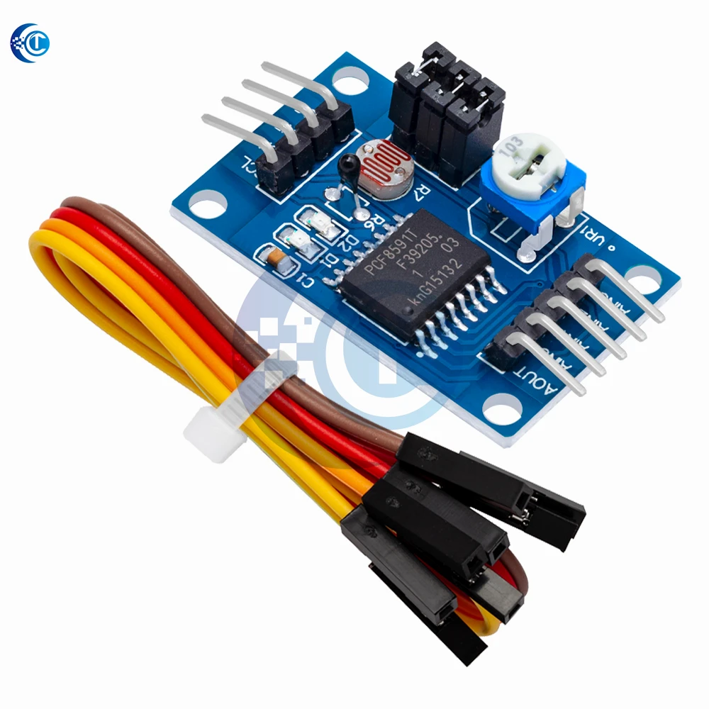 PCF8591 AD / DA Conversion of to Digital /Digital-to- Converter Module Temperature Illumination