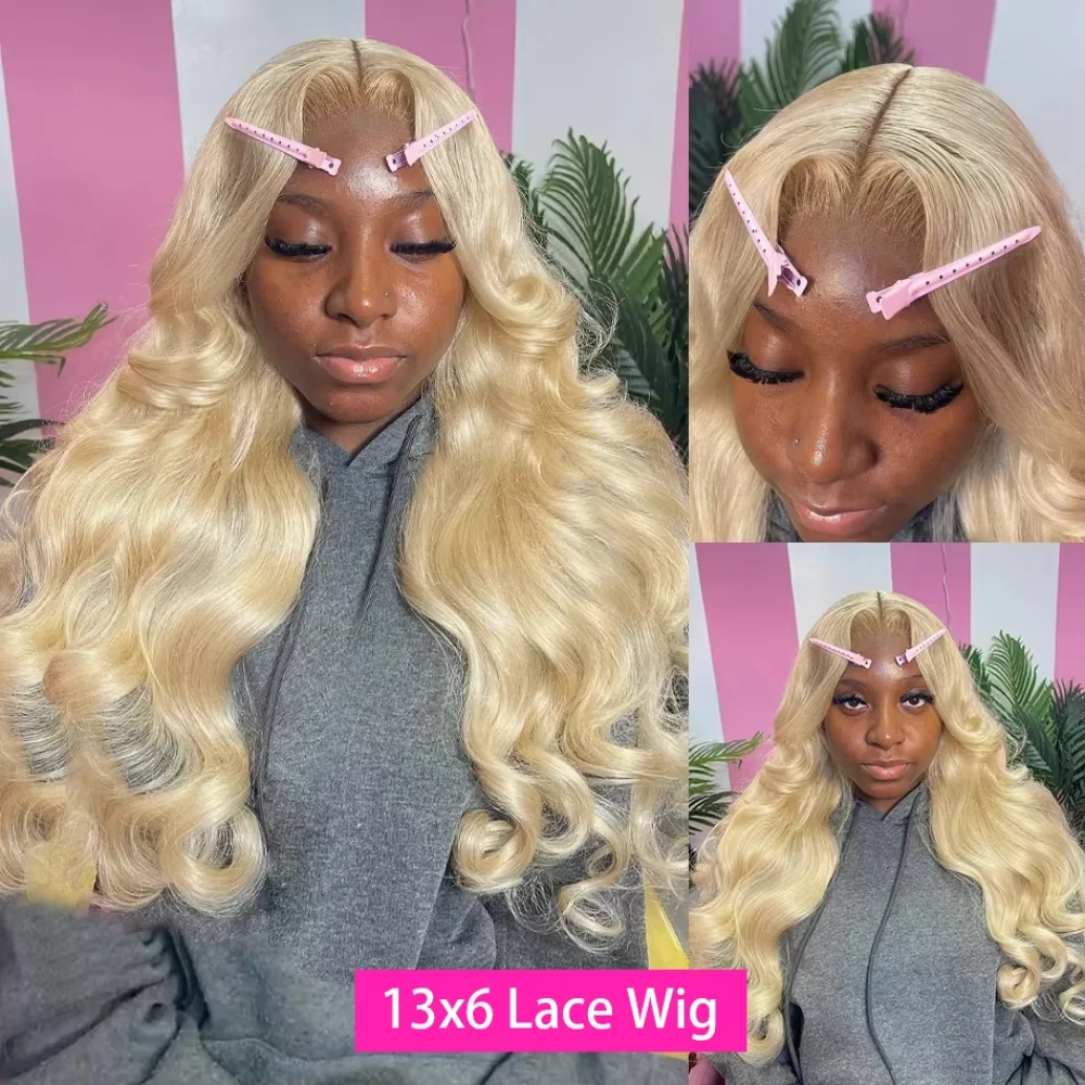 613 Honingblonde Kant Voorkant Menselijk Haar Pruiken Body Wave Brazilian 30 36 Inch Remy 13X6 Hdlace Frontale Pruik Voor Vrouwen