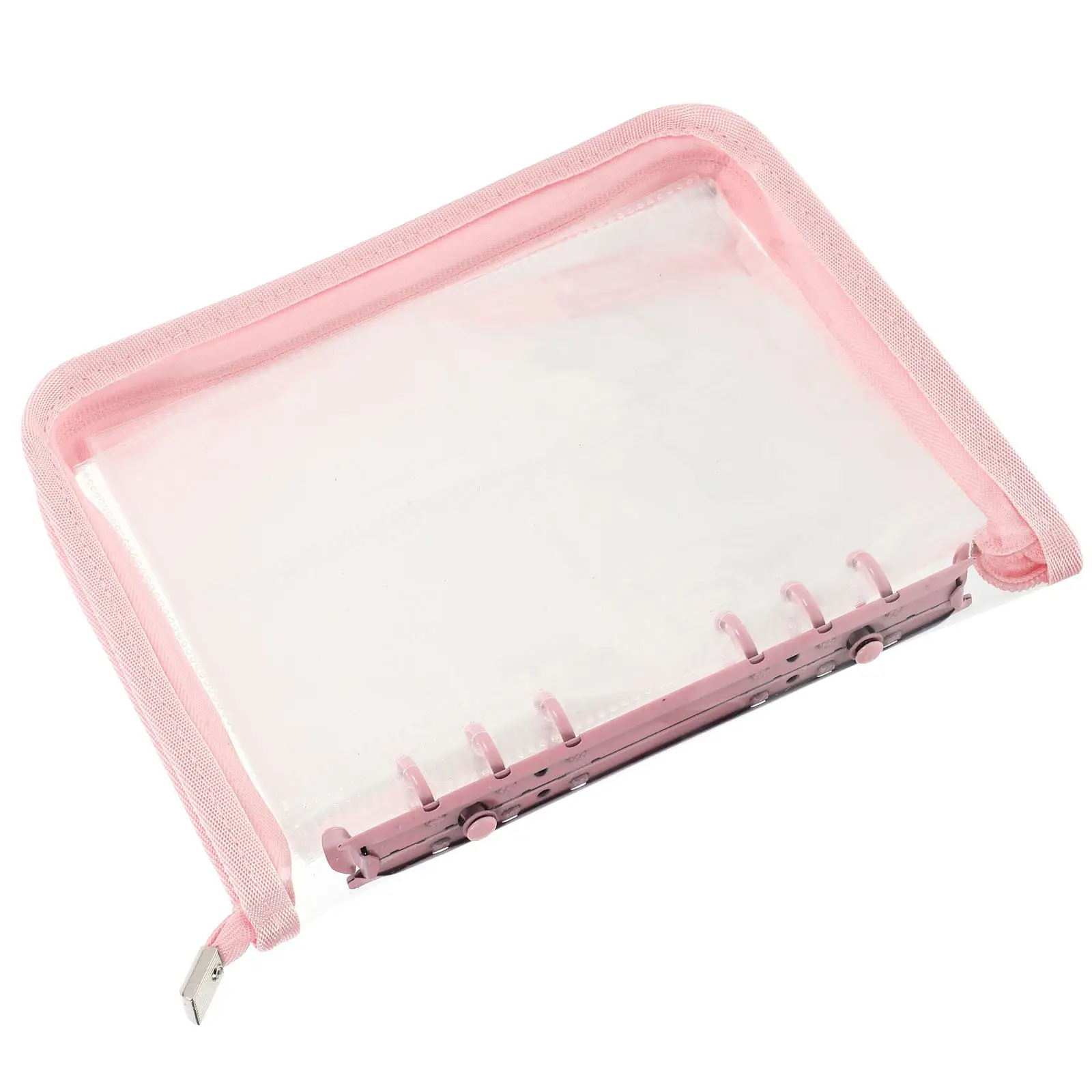 

1Set Jewelry Organizer Book Travel Earring Organizer Portable Storage Case PVC Material Zippered Security Earring Travel Case