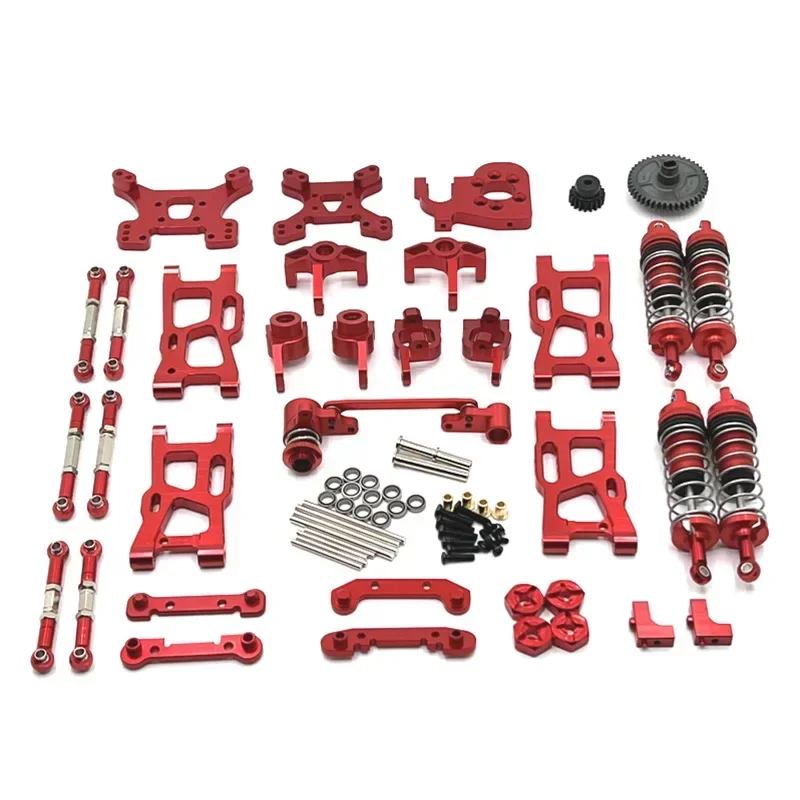 Kit de piezas de mejora de metal RC Car ON Accesorios para Wltoys 144001 144010 124017 124019 124007   RIaarIo XDKJ-001 XDKJ-006 AM-X12