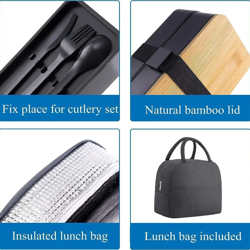 Adult Bento Lunch Box, 2-Tier  - Food Storage Microwave Safe recension och pris