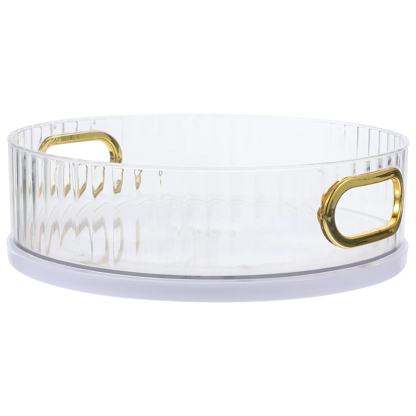 

Rotating Storage Tray Organizer For Makeup Skincare Cosmetics Lipstick Perfume Candles Kitchen Seasoning Transparent