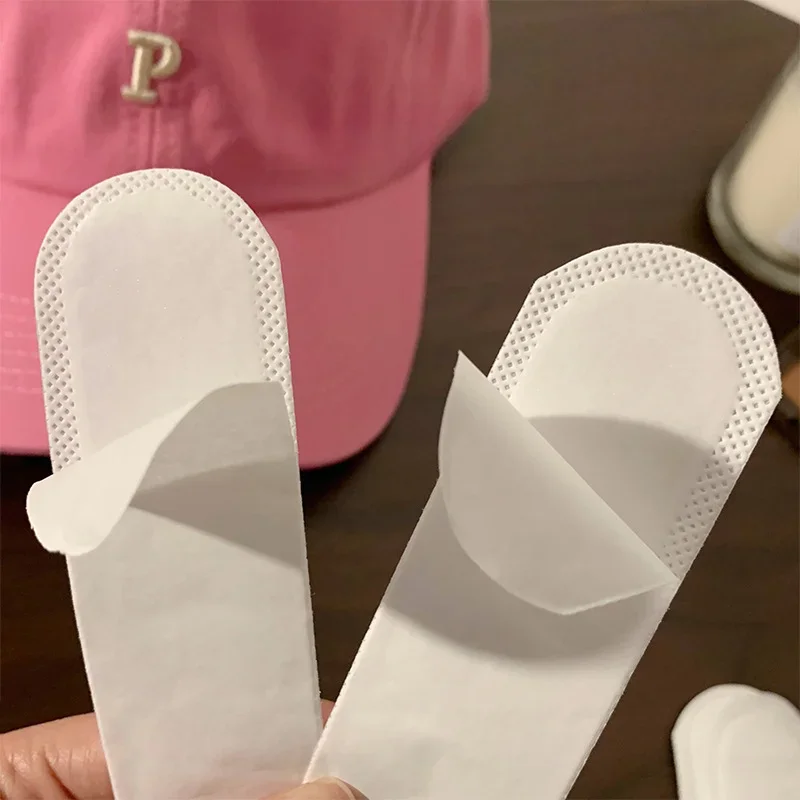 10/50Pcs Invisible Hat Sweat Absorber Stickers Liner Bands Sweatband Visor Hat Size Reducer Cap Anti-dirty Strips Pads Tape