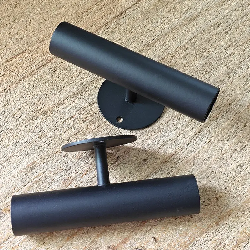 Stainless Steel Glass Door Pull Creative Single Leg Handle Commercial Sliding Floor Door Hardware Clothing Shop Door Accessories