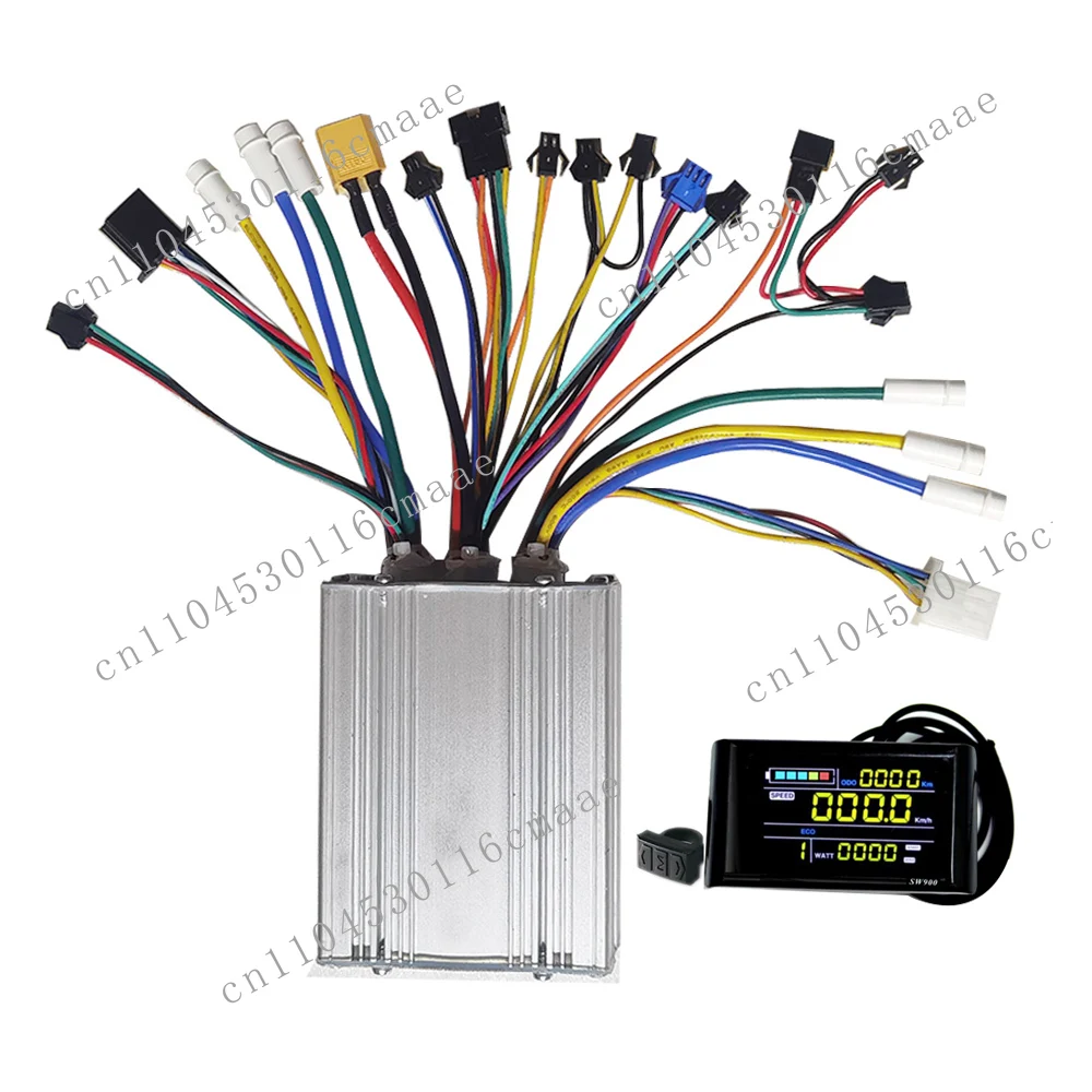 36V 48V 52V 25A*2 500W 750W 1000W Electric Bike Bicycle Ebike Double Dual Controller and Display
