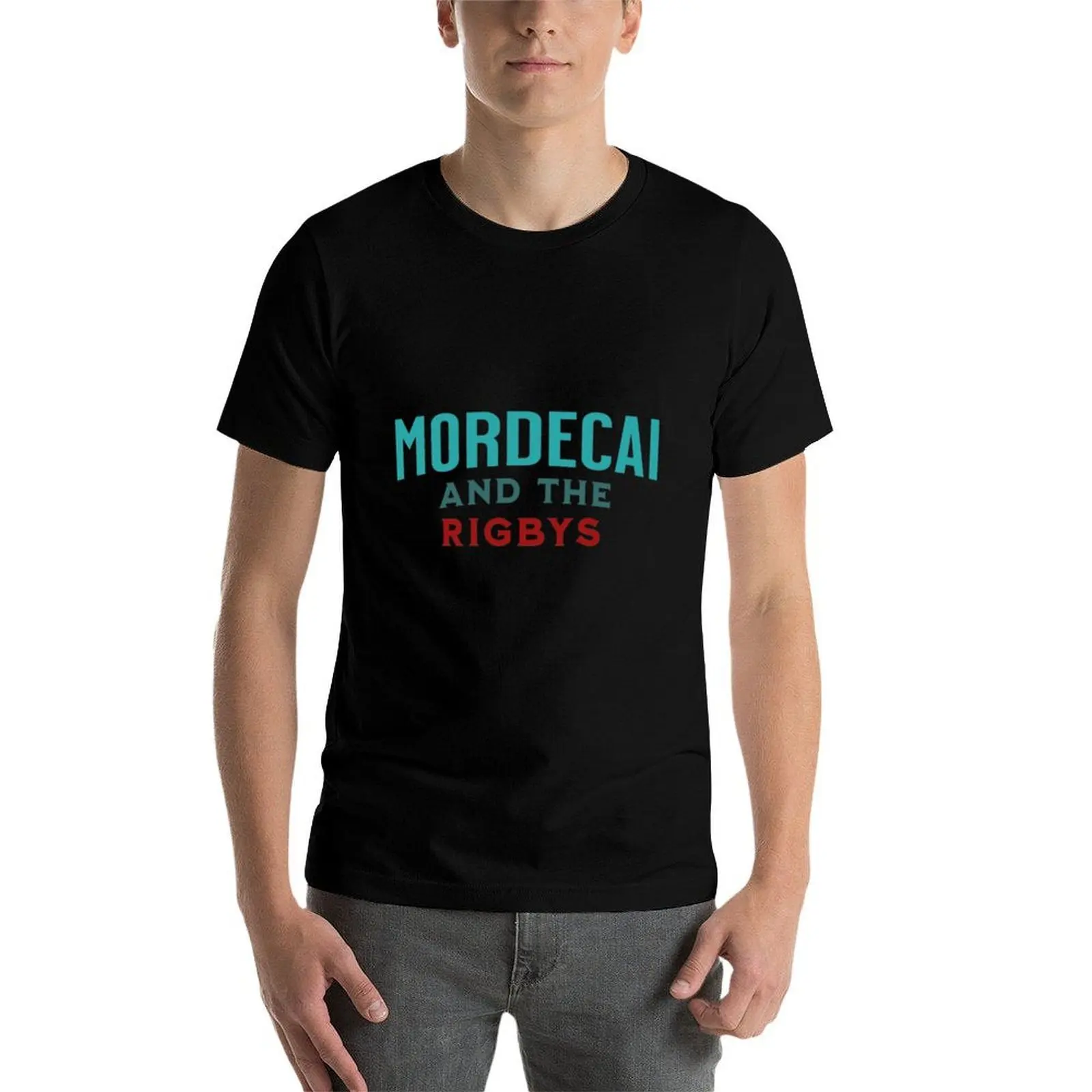 تي شيرت Mordecai And The Rigbys تي شيرت مطبوع تي شيرت قطن 100%