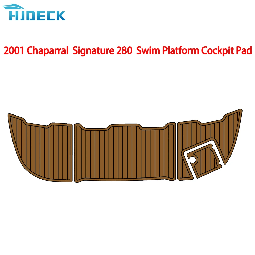 

2001 Chaparral Signature 280 Traction Mat Foot Pad Self Adhesive Sport Cockpit Swimming platform Cockpit Pad Customizable