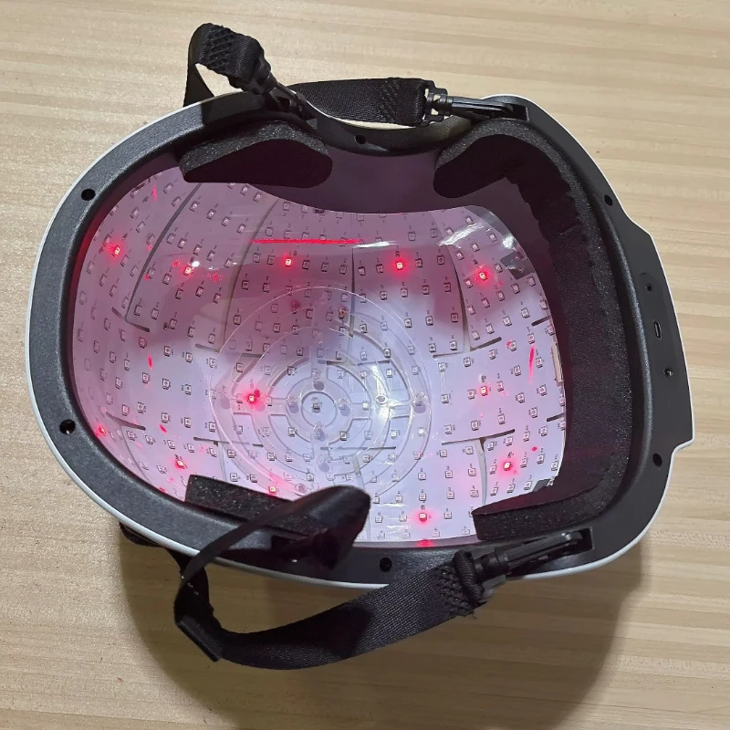 OEM Emitting Diode Light Therapy Apparatus 810nm Infrared Light Brain Stimulation Photobioregulatory Helmet Autism Parkinson's