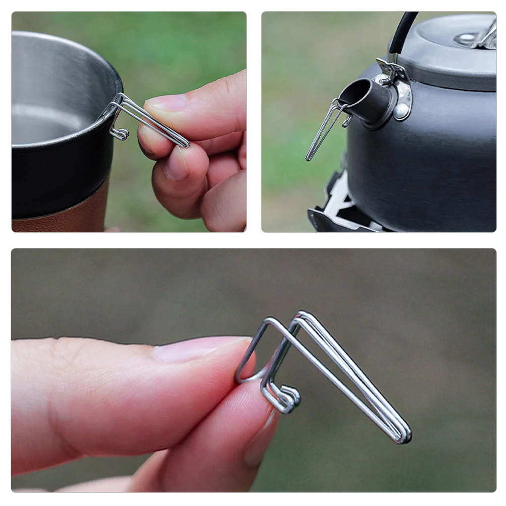 

Steel Teapot Water Guide Frame Stainless Diversion Nozzle Spout Metal Coffee Drip Sturdy Stable Camping