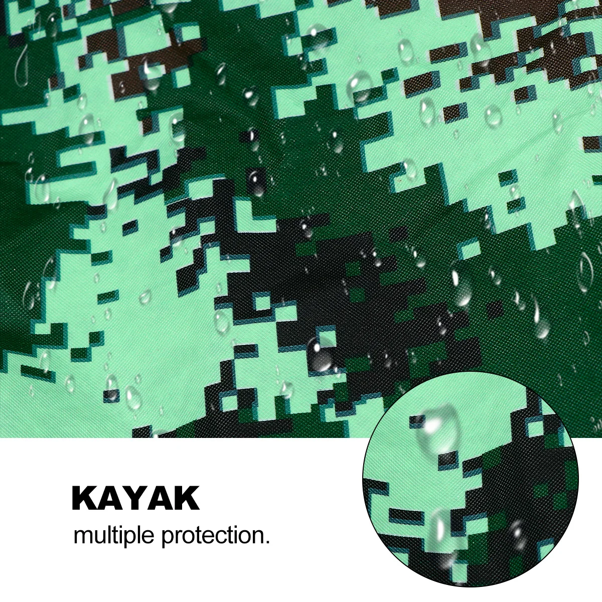 

1Pcs Kayak Cover Waterproof Heavy Duty Oxford Cloth Uv Protection Foldable Outdoor Canoe Storage Case for Fishing