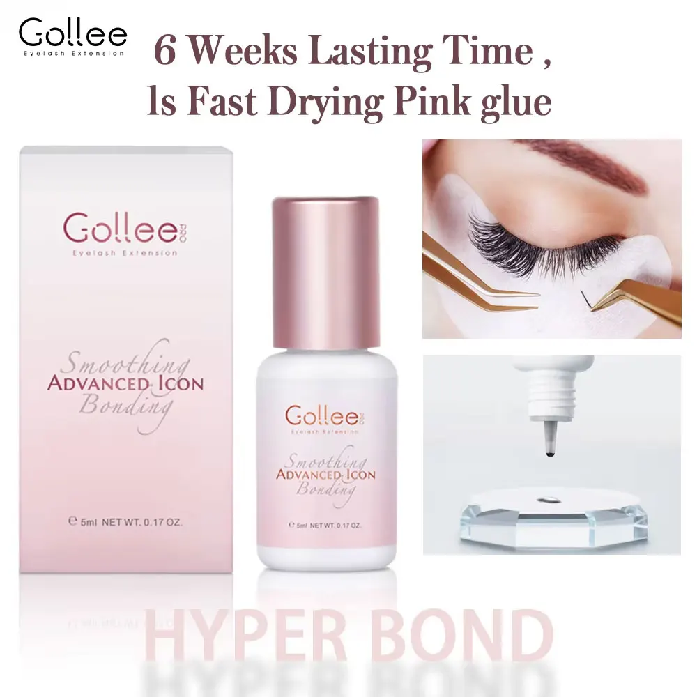 

Gollee Jelly Powder Glue для ресниц 1s Быстросохнущий клей для салона художника для наращивания ресниц Водонепроницаемый 5-6 недель Длительный макияж