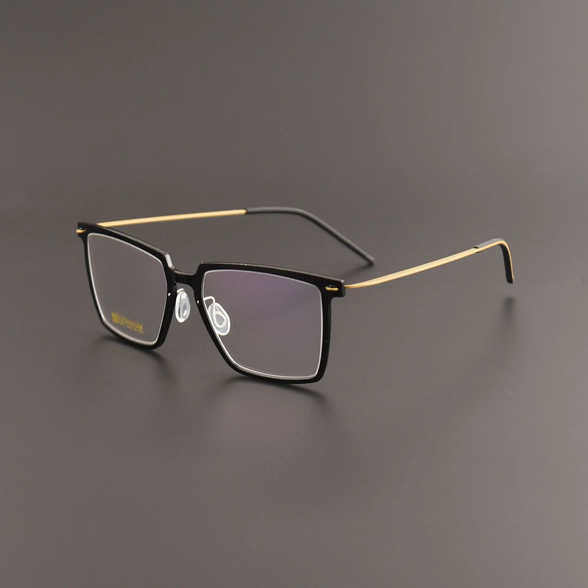 Square Vintage Alloy Glasses Frame Men Women High Quality Optical Myopia Prescription Glasses Frame Luxury Brand design Eyewear