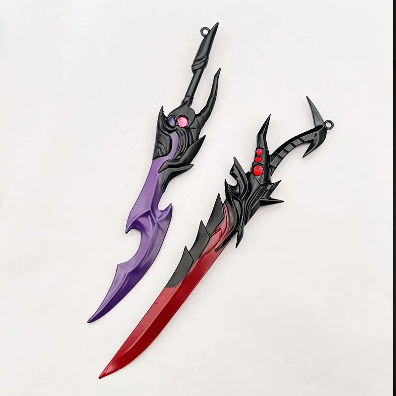 Épées Miyamoto Musashi 18cm/7,09 pouces, modèle d'armes, oeil de démon, affichage de bureau, Collection d'ornements, cadeau d'anniversaire pour garçon, jouets