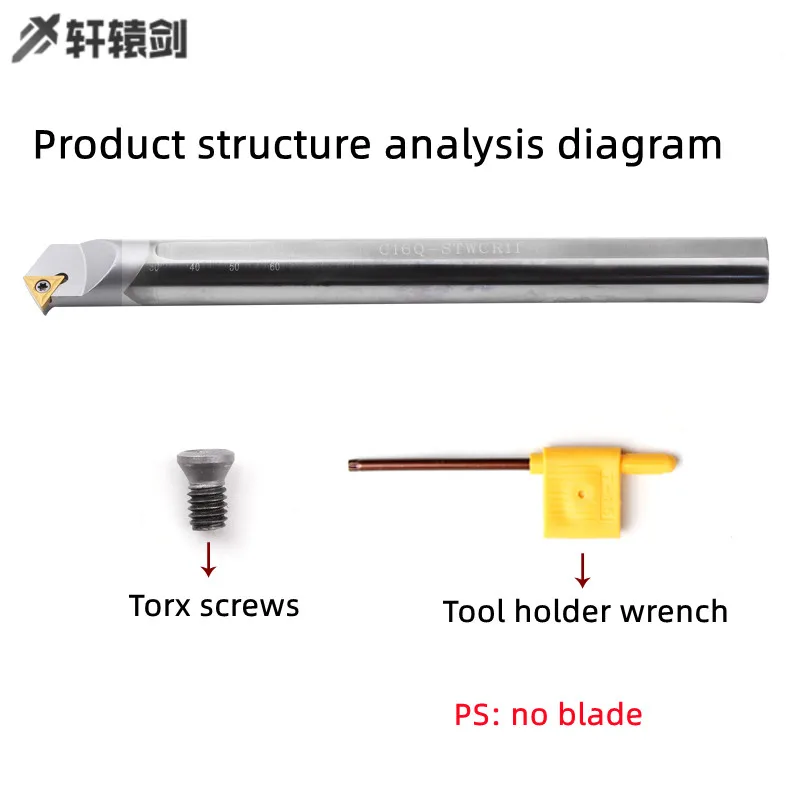 1 قطعة C08K-STWCR09 C10K-STWCR11 C10K-STWCR09 C16Q-STWCR11 الآلات كربيد إدراج الداخلية Toolholders مملة القاطع