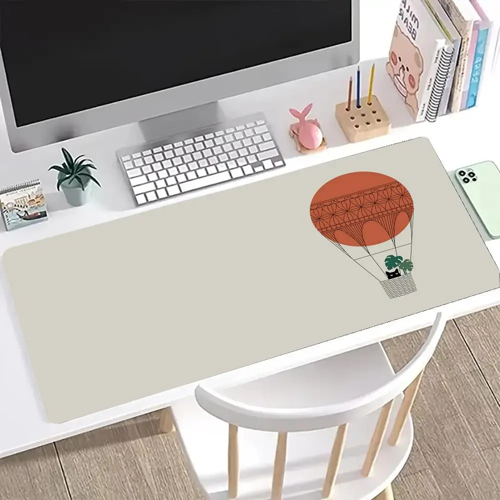 Cat Art Mouse Pad Large Computer Office Game Table Mats XXL Rubber Anti-slip Gaming Keyboard Mousepads Long Desk Pads