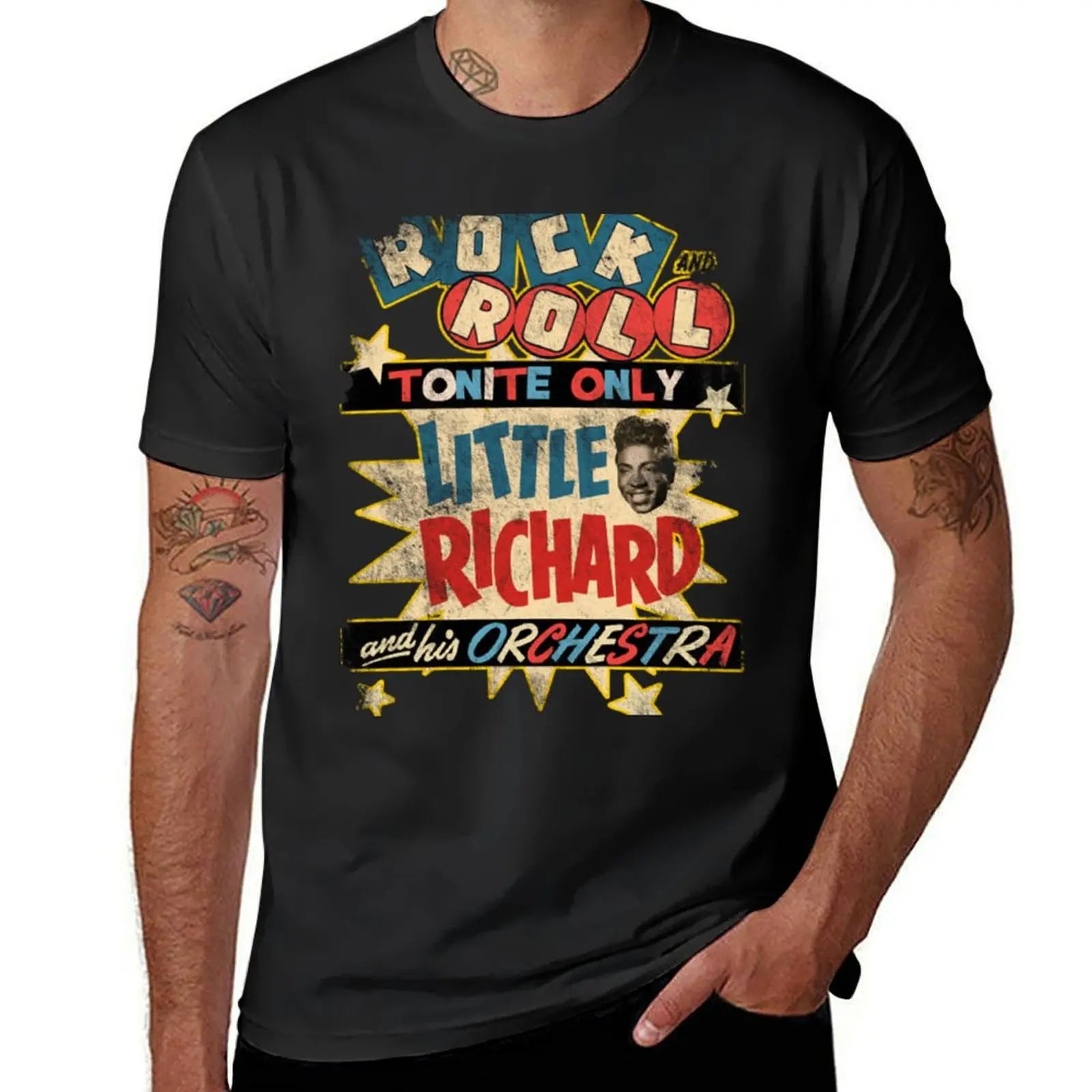 Little Richard T-Shirt korean fashion new edition t shirts for men graphic