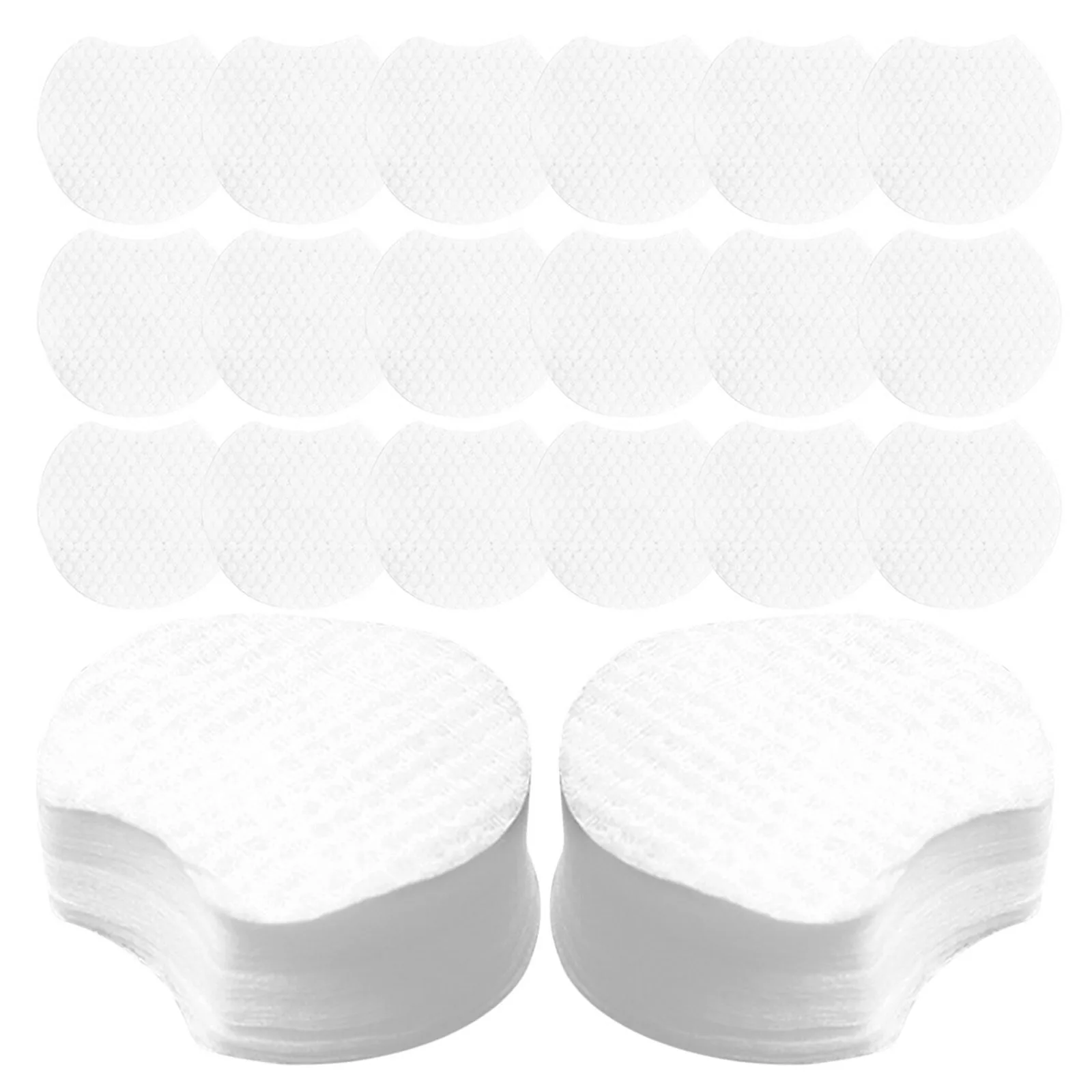 1200 Stuks Halfronde Make-Up Remover Pads Geweven Zachte Reiniging Hydraterende Reisvriendelijke Make-Up Cleaning Tools