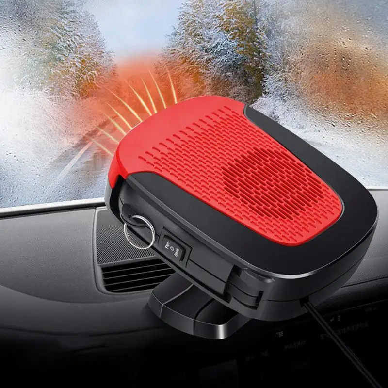 2 In 1 12V 150W Car Heater Fan Auto Windshield Fast Heating Defrost Defogger Dualuse Portable Car Electric Cooling Fan Defogger