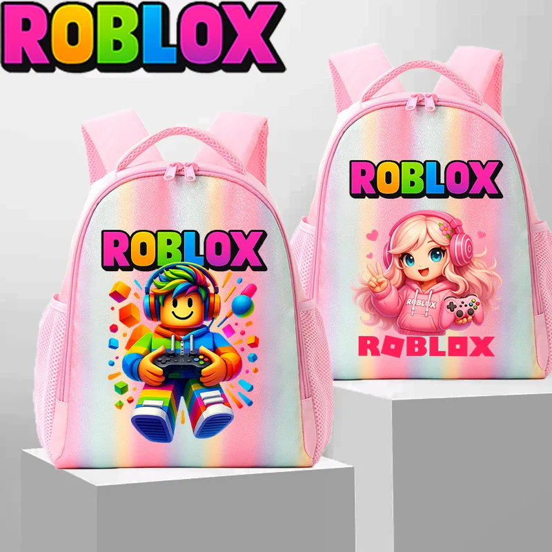 

Мультяшный школьный рюкзак Roblox, сумка для конфет, рюкзак DynaBlocks, аниме-рюкзак с граффити-принтом, подарки на день рождения