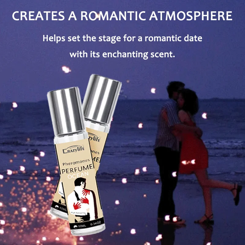 10ml Pheromone Ball Bearing Perfume Mini Portable Flirting Water Essential Oil Long-lasting Fragrance Hormone Pheromones