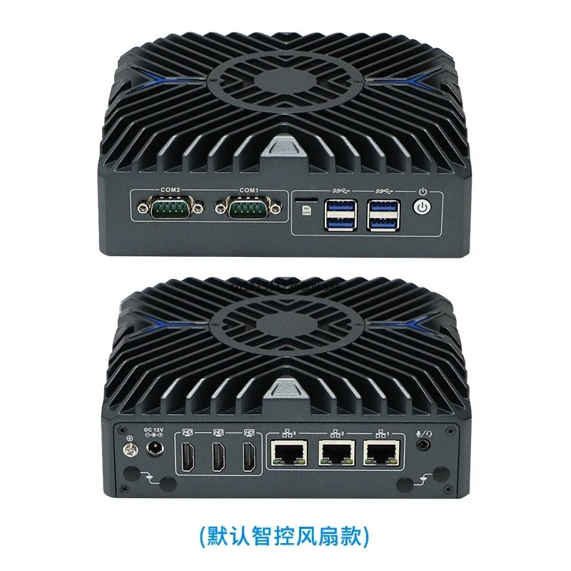 For 3322 Industrial Mini PC 12th Gen Core i5 Triple LAN Ports Industrial Automation Control Computer Host