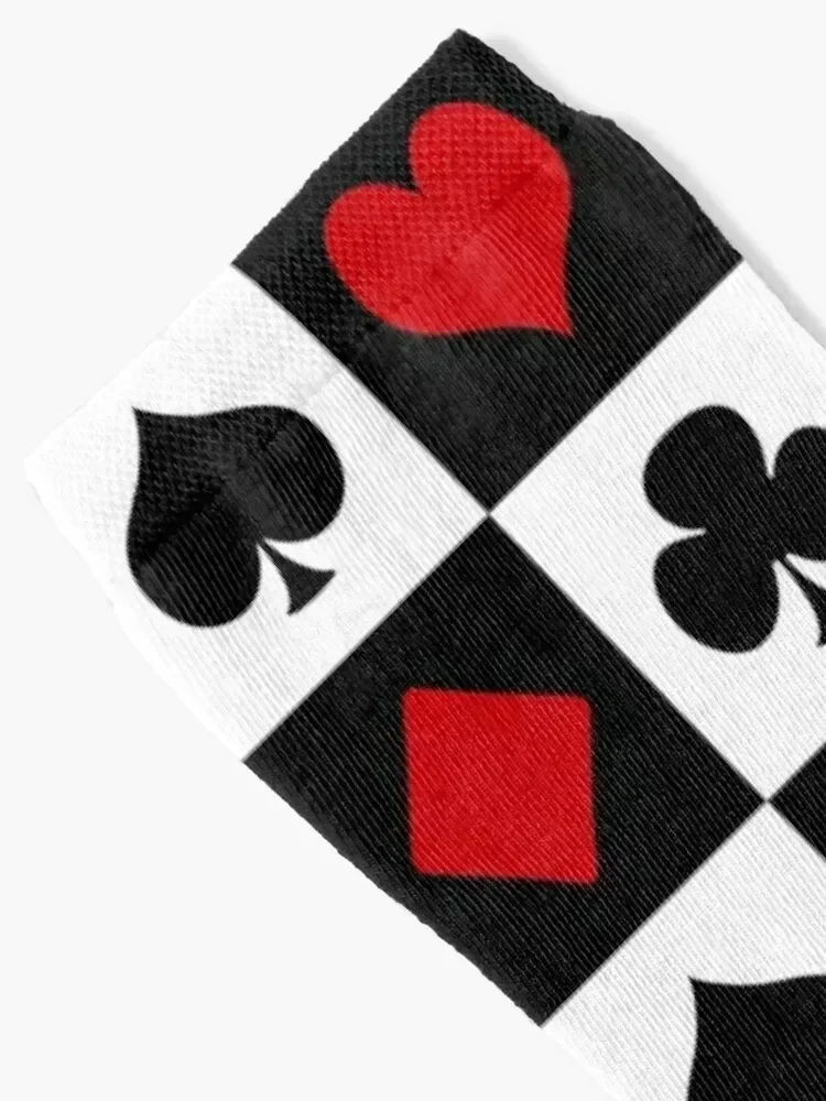 Playing card Socks kawaii happy moving stockings short Socks For Man Women's