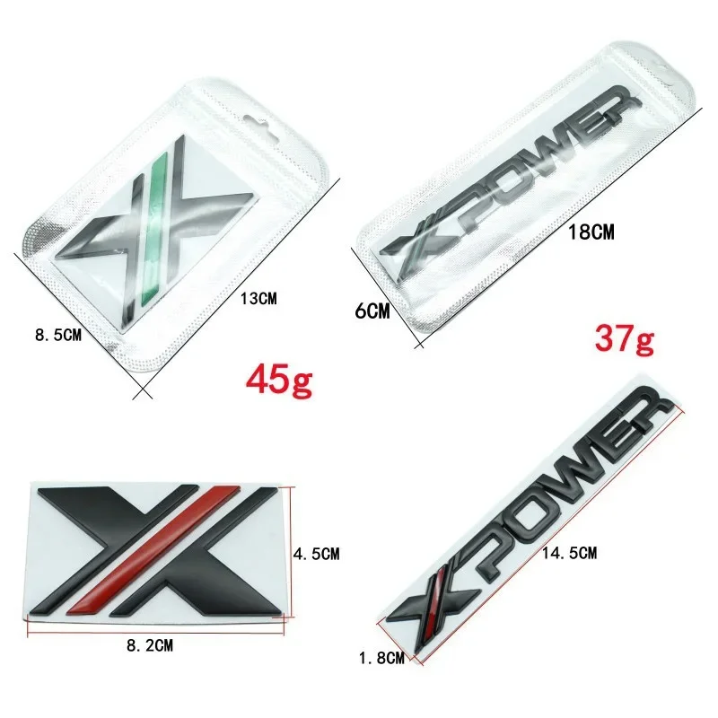 Metal Car Rear Trunk Badge Decal Letters Sticker for MG X XPOWER Logo GT HECTOR HS MG3 MG5 MG6 MG7 ZS