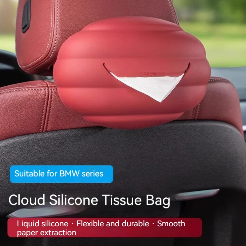 

Silicone Tissue Box For BMW1 3 5 7Series X1 X3 X4 X5 G20 G32 F48 G01 G02 G05 G07 G60 G45 Vehicle Mounted Tissue Box Accessorie