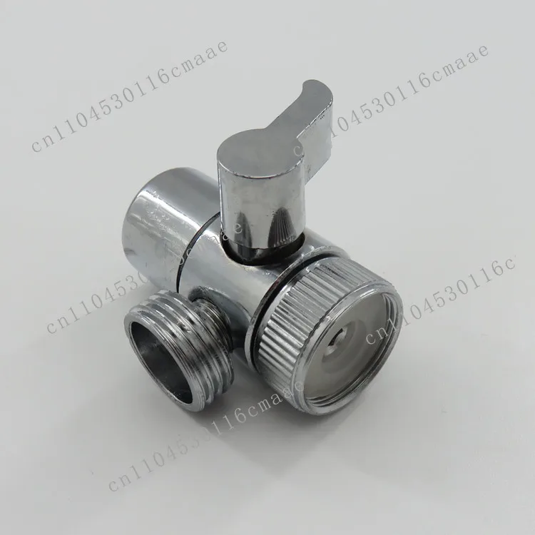 Kitchen or bathroom sink faucet replacement parts M22 X M24 brass splitter, polished chrome