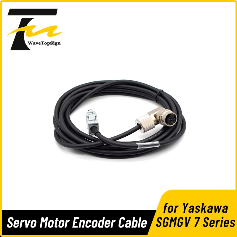 WaveTopSign Servo Motor Encoder Cable JZSP-CVP02-03-E JZSP-CVP02-05-E JZSP-CVP02-10-E for Yaskawa SGMGV 7 Series