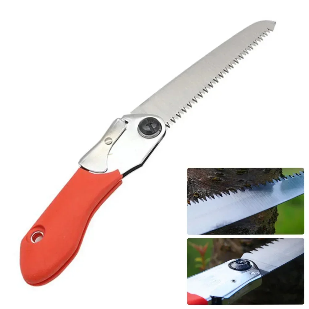 Woodworking Garden Chopper Saw Camping Tools 130mm Tooth Wood 3-edge Saw Cutting Pruning Trees For Folding Saw Hand