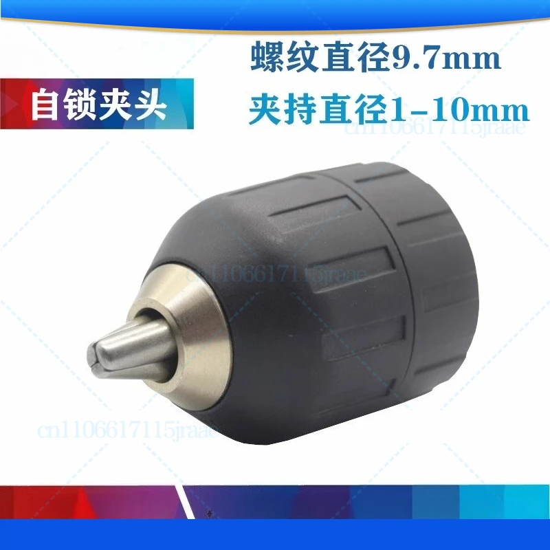 Untuk chuck bor tangan BOSCH 1.0-10mm plastik self-locking quick chuck diameter lubang 3/8 10mm