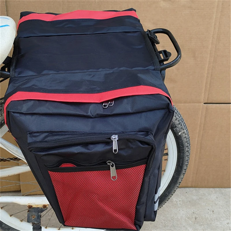 Bicycle Carrier Bag Rear Rack Luggage Back Seat Double Side Cycling High-capacity Durable Convenient Travel Trunk Bags