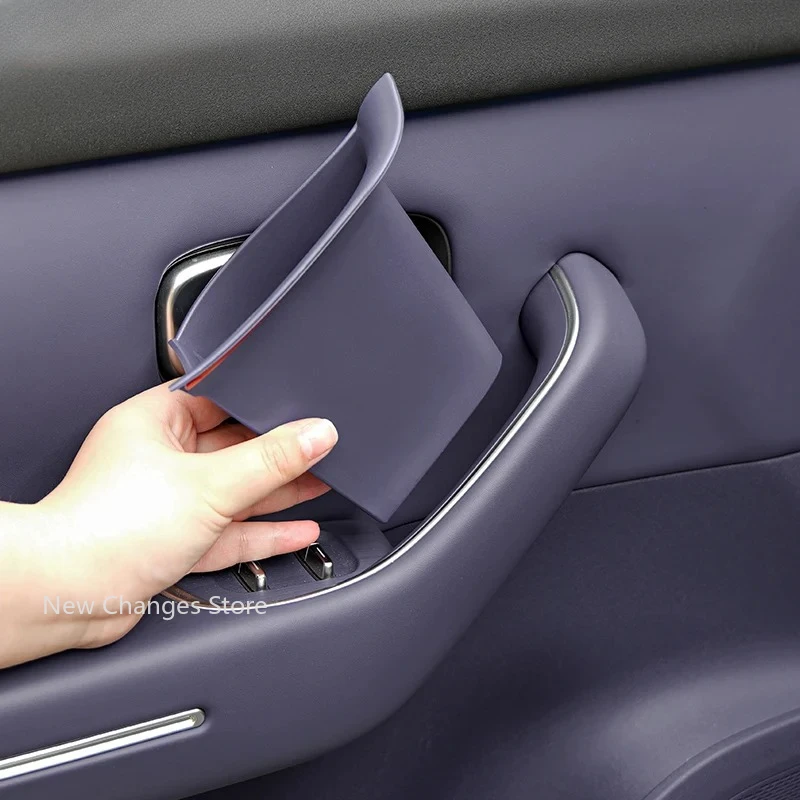 For Leapmotor C10 C16 2024 - 2026 Car Door Side Storage Box Front Rear Door Handle Armrest Tray Organizer Modify Accessories