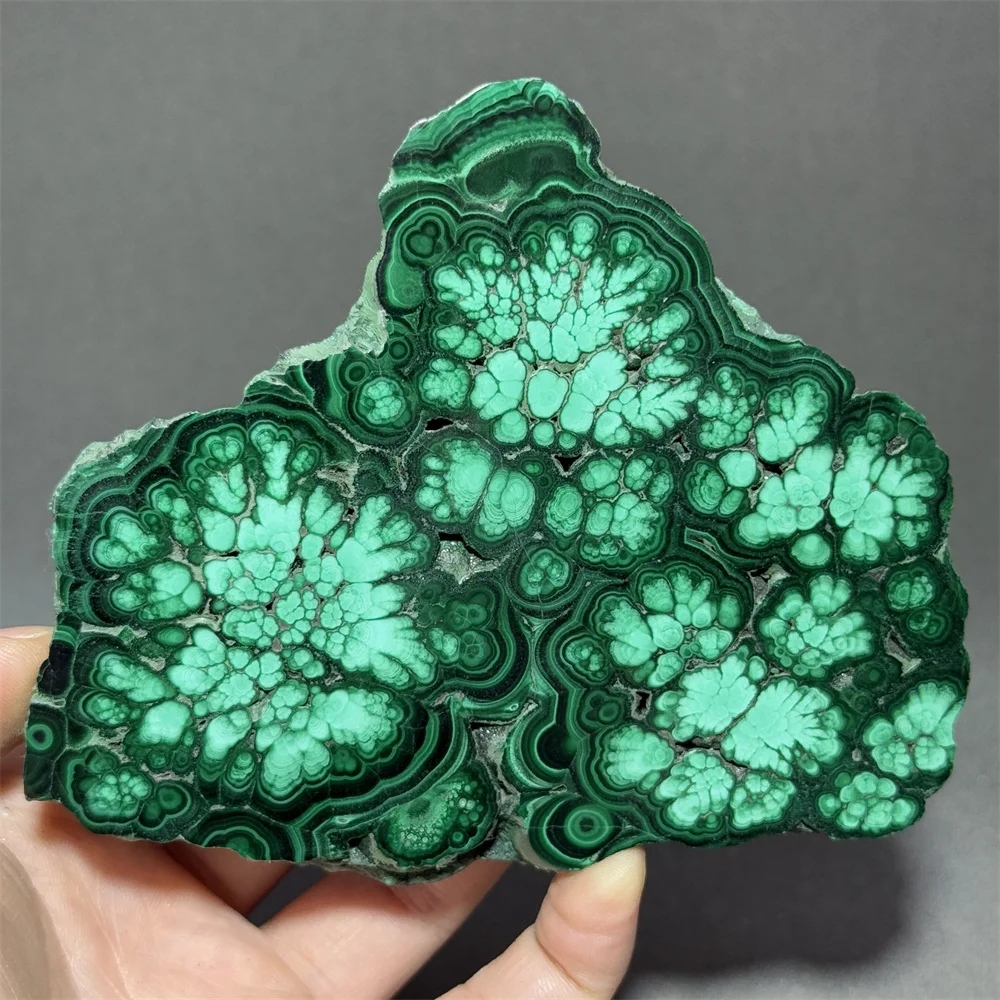 5A+ Natural Malachite Mineral Raw Stone Slice Home Office Feng Shui Decoration Therapy Spiritual Meditation Gem