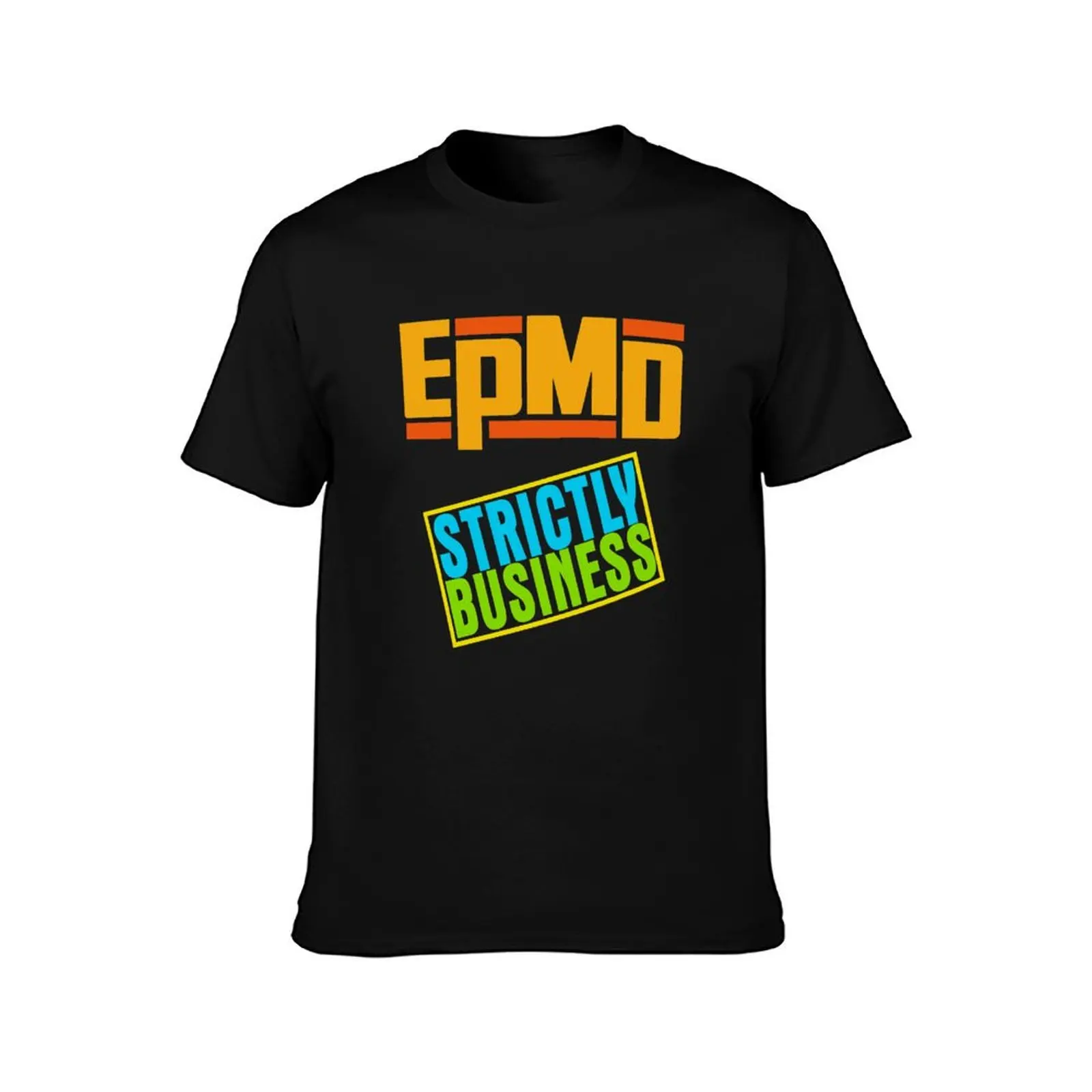 EPMD - Strictly Business replica print T-Shirt Work Wear Simple Tee Shirt T-Shirt