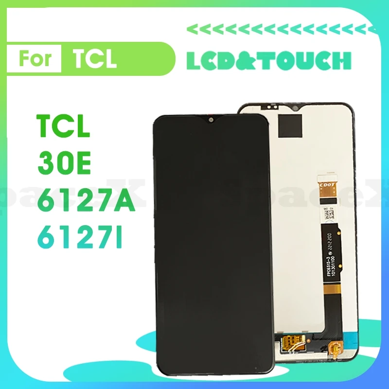 

30E 6.52"Original For TCL 30E 6127A lcd 6127l LCD Display Pantalla Touch Digitizer Assembly Replacement Screen TCL 30E lcd