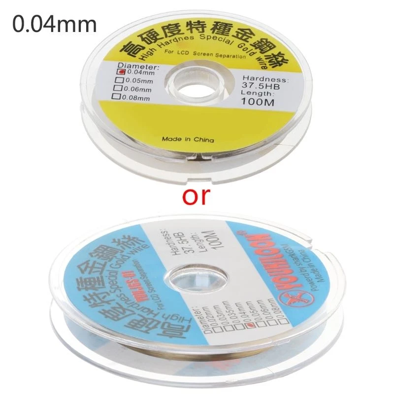 100m Gold Wire LCD Display Screen Separator Repair High Toughness